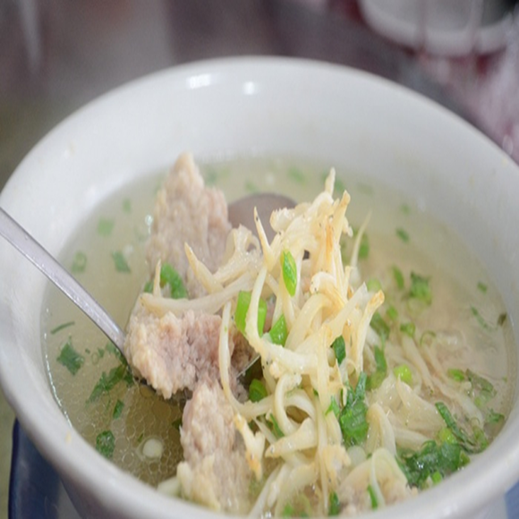 豆芽肉餅湯