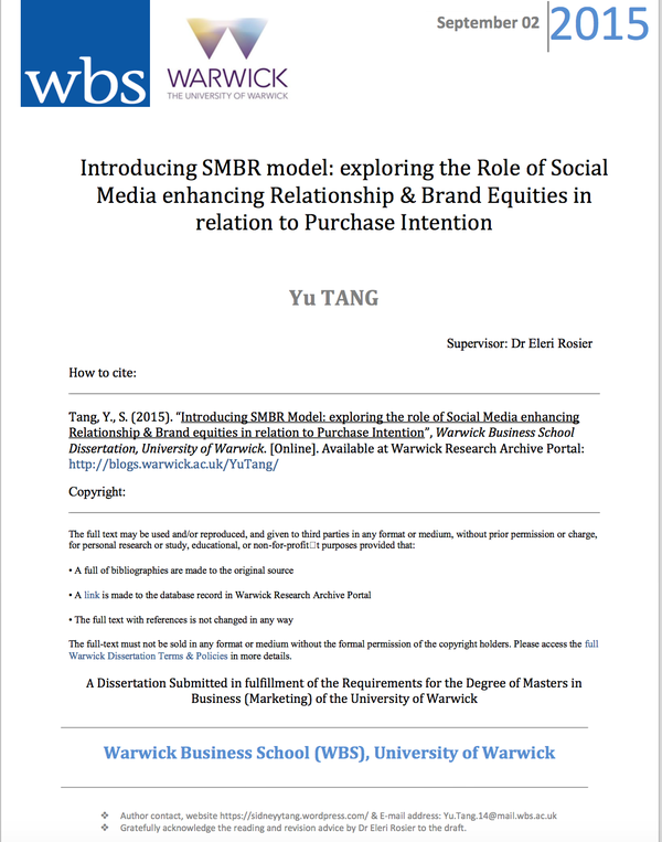 SMBR-PI model