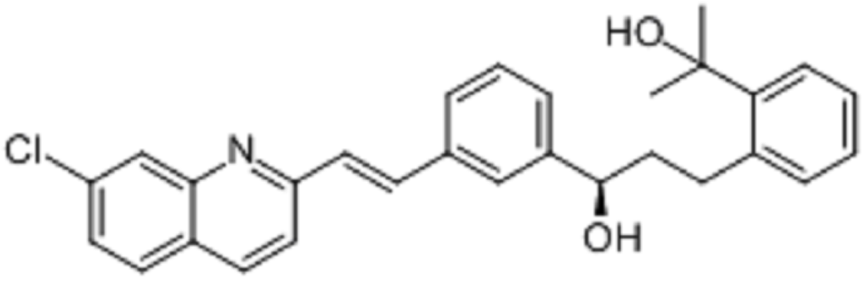 [R-(E)]-alpha-[3-[2-（7-氯-2-喹啉基）乙烯基]苯基]-2-（1-羥基-1-甲基乙基）苯丙醇