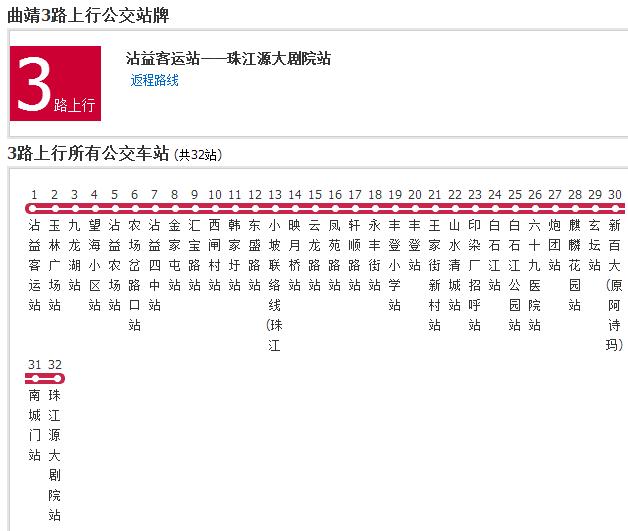 曲靖公交3路