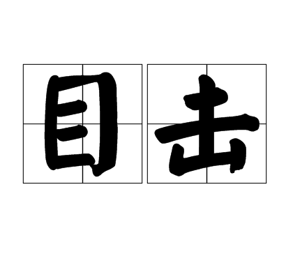 目擊(詞語概念)