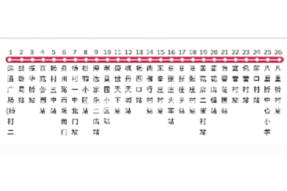 天津公交武清10路八里橋線