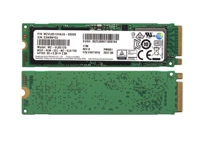 三星PM981 PCIE NVME(256GB)