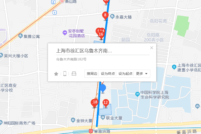 烏魯木齊南路182號