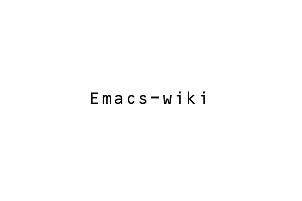 Emacs-wiki