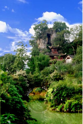 崖洞建築三甲保全寺