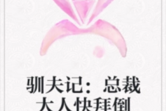 馴夫記：總裁大人快拜倒