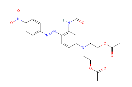 N-[5-[二[2-（乙醯氧基）乙基]氨基]-2-[（4-硝基苯基）偶氮]苯基]乙醯胺