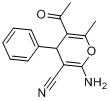 5-乙醯基-2-氨基-6-甲基-4-苯基-4H-吡喃-3-甲腈