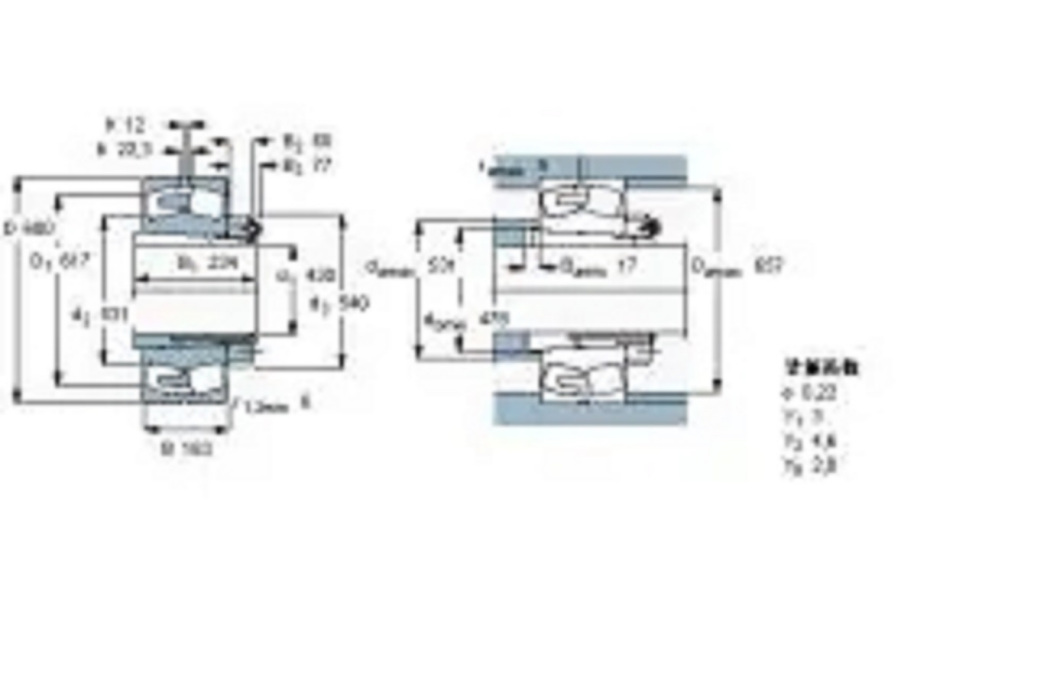 SKF 23092CAK-W33+OH3092H軸承