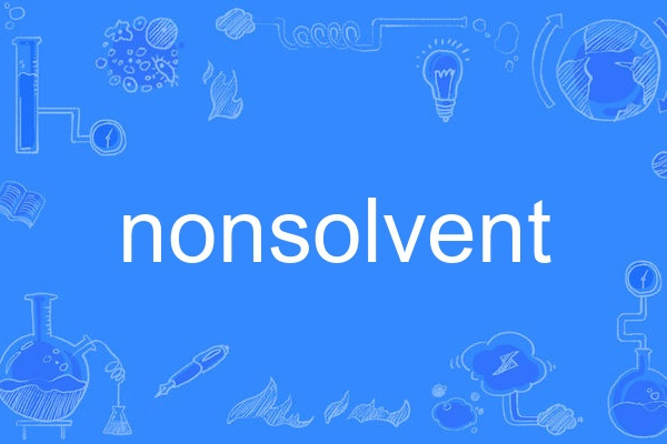 nonsolvent