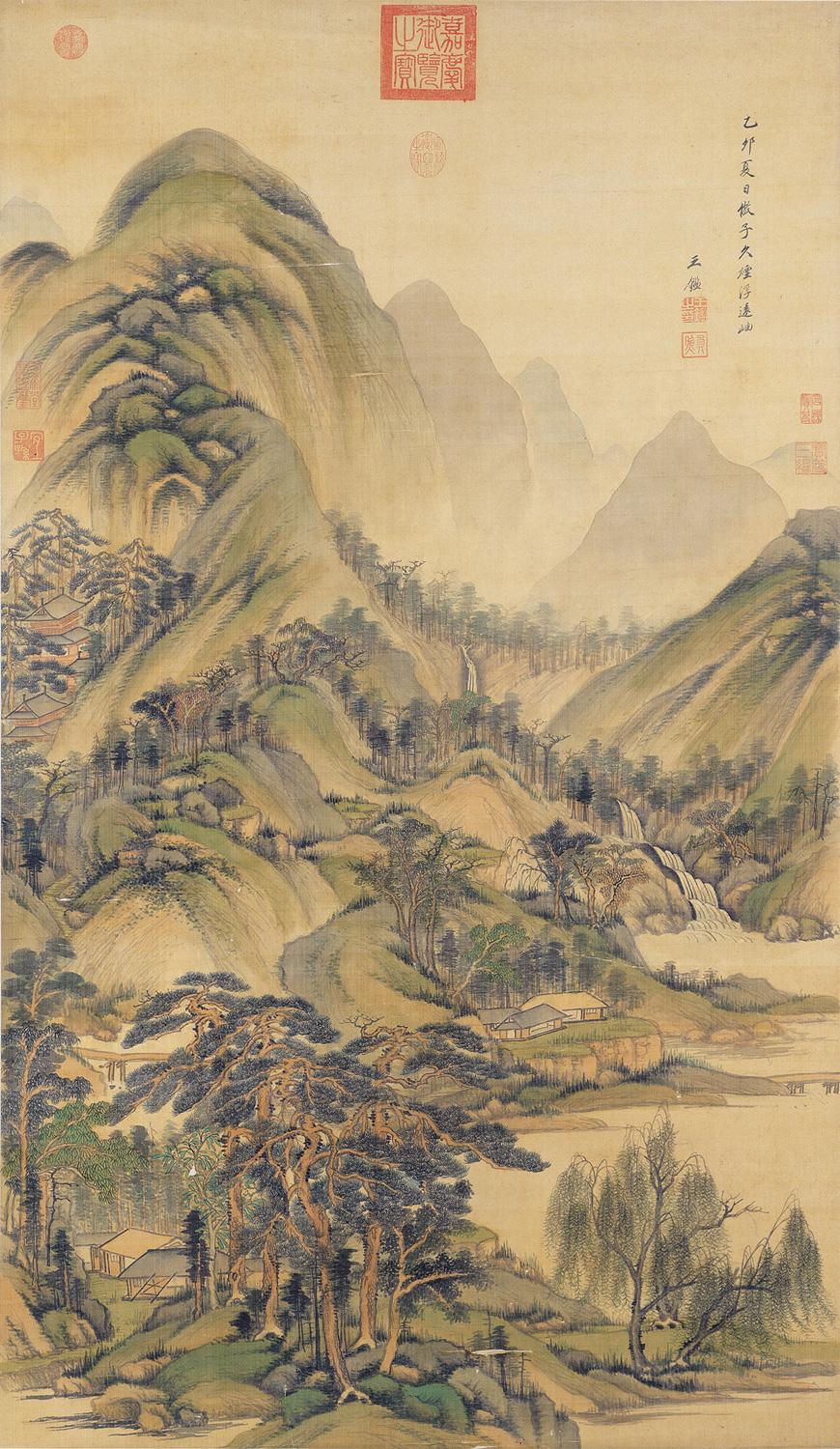 《煙浮遠岫圖》