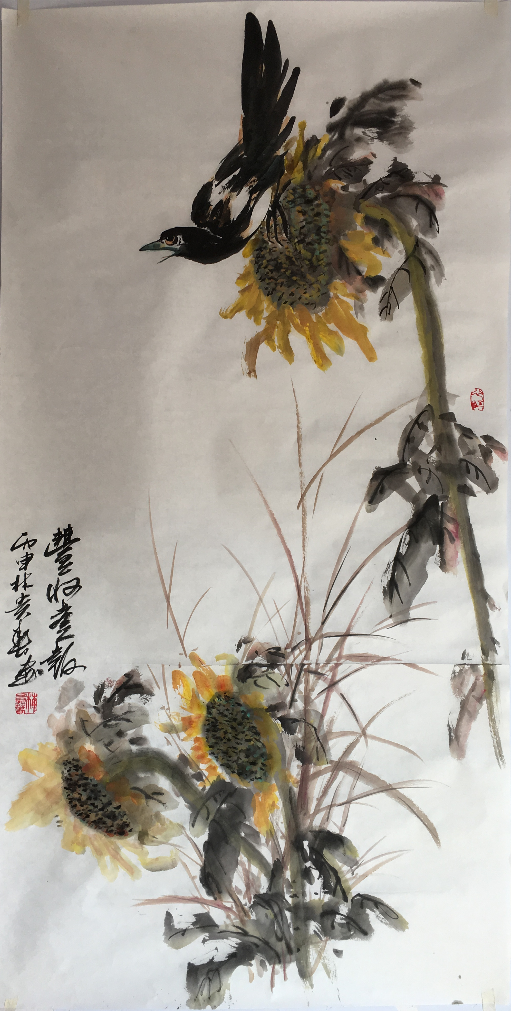 林貴春創作的作品向陽花