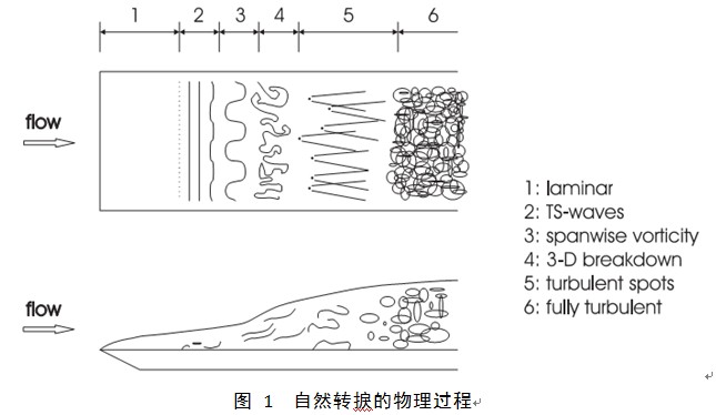 自然轉捩過程圖