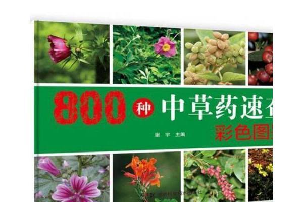 800種中藥速查彩色圖鑑