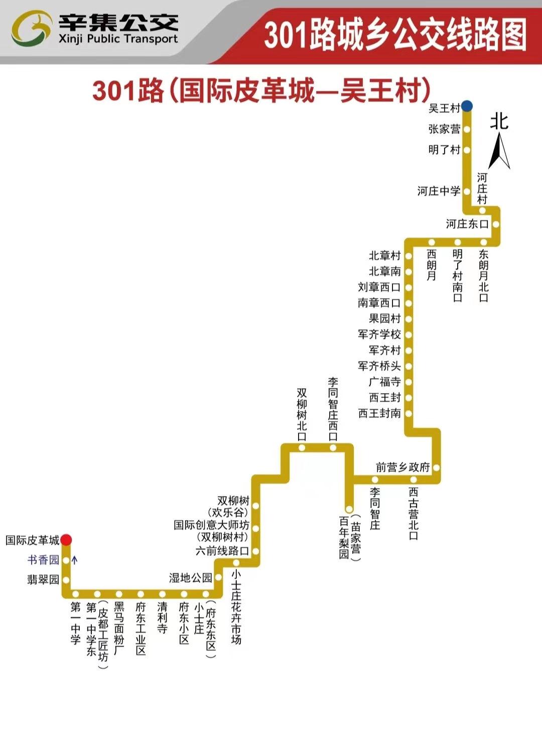 辛集公交301路