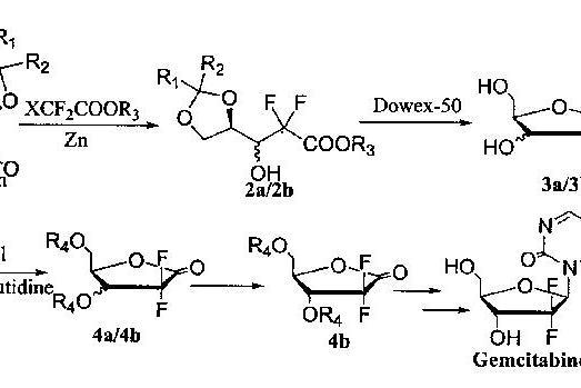新型抗癌藥吉西他賓重要中間體新合成工藝