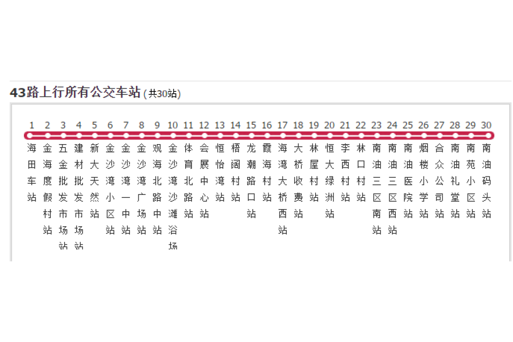 湛江公交43路