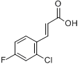 2-氯-4-氟肉桂酸