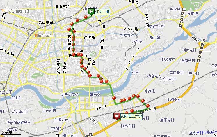 瀋陽公交276複線路