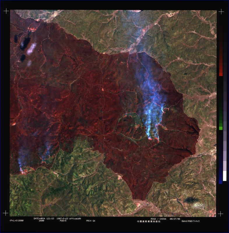 火災衛星遙感