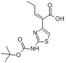 (Z)-2-（2-叔丁氧羰基氨基噻唑-4-基）-2-戊烯酸