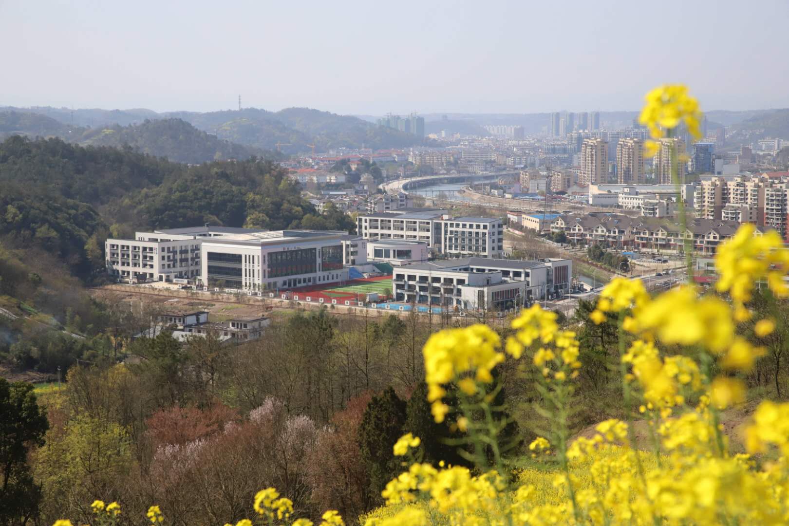 新昌縣城東實驗學校遠眺