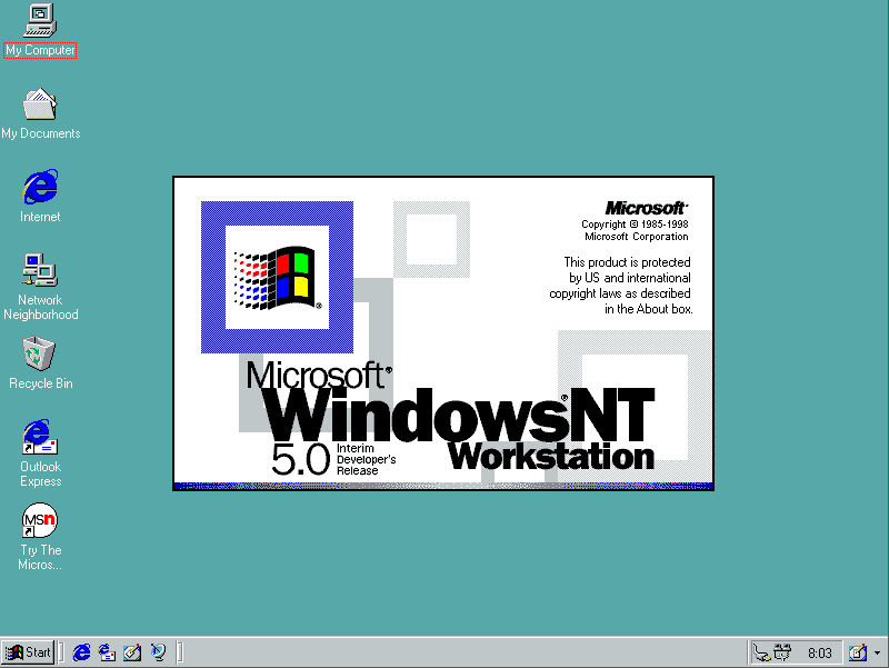 Windows NT5.0桌面