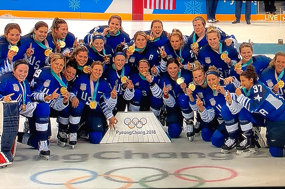 2018 韓國冬奧會冰球冠軍(5名BC女子冰球運動員參賽)