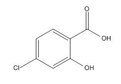 4-氯水楊酸結構