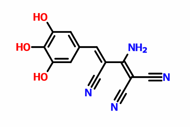 3-氨基-2,4-二氰基-5-（3\x27,4\x27,5\x27-三羥基苯基）五-2,4-二烯腈