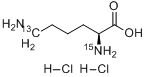 DL-賴氨酸-6-13C-ε-15N二鹽酸鹽