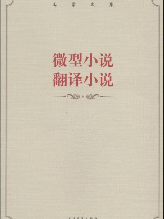 王蒙文集：微型小說翻譯小說