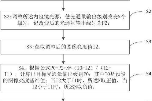 內窺鏡光源亮度自動調節的方法和裝置