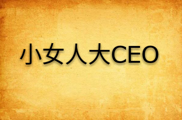 小女人大CEO