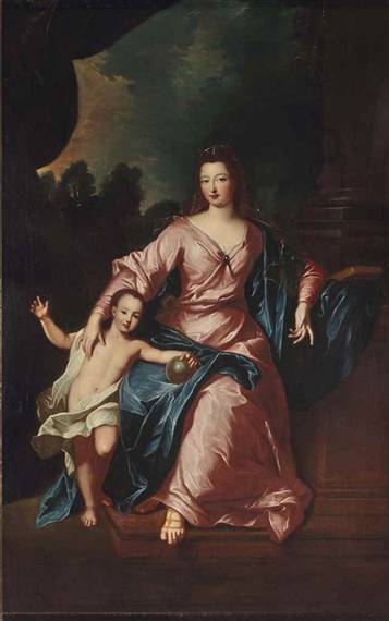 弗朗索瓦絲·瑪麗與她的兒子