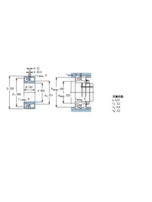 SKF 230/500CA/W33軸承(SKF 230500CACKW33軸承)