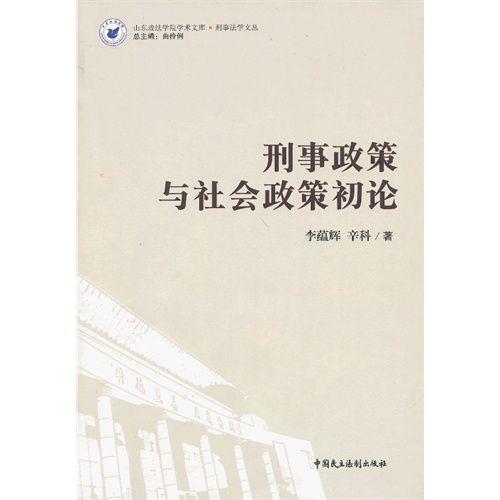 刑事政策與社會政策初論