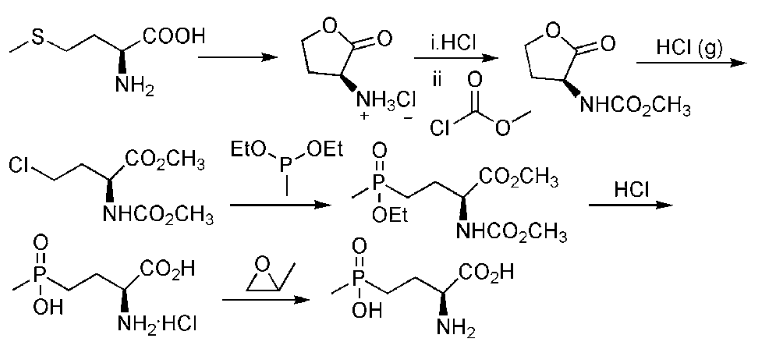 胺基酸法合成L-草銨膦