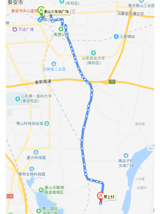 泰安公交12路