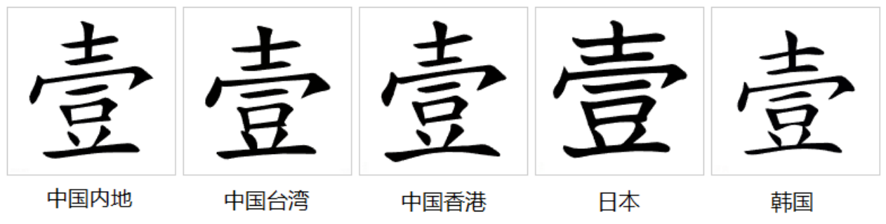 壹(漢語漢字)