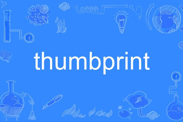 thumbprint