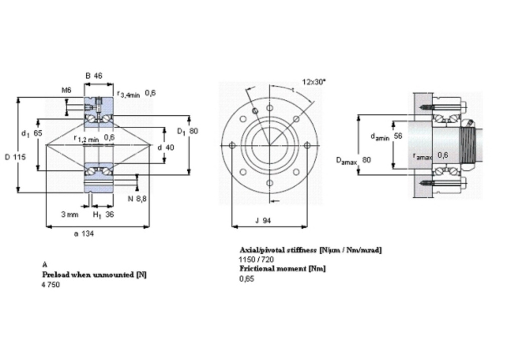 SKF BEAM040115-2Z軸承