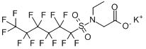 N-乙基-N-[（十三氟己基）磺醯基]甘氨酸鉀鹽