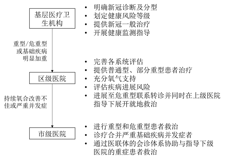 上海市新型冠狀病毒感染診治規範與分級診療流程