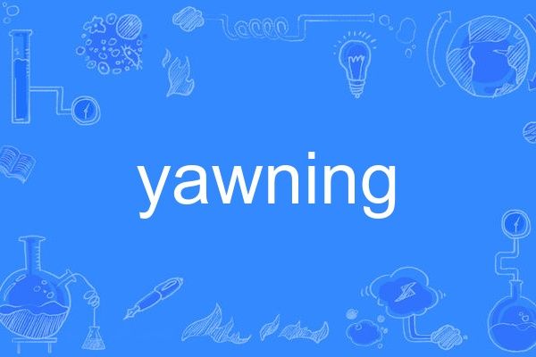 yawning