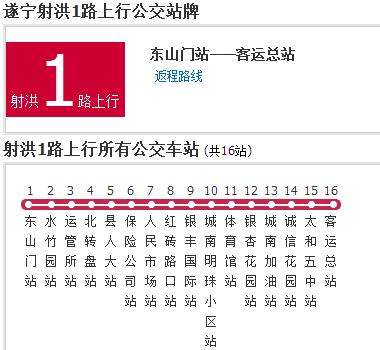 射洪公交1路