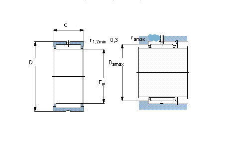 SKF    NKS43軸承樣本圖片