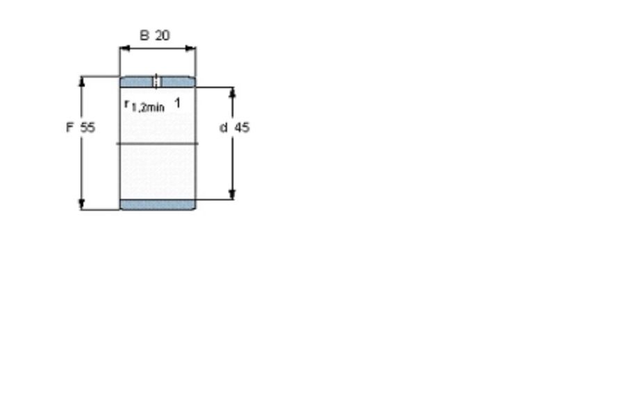 SKF IR45x55x20IS1軸承