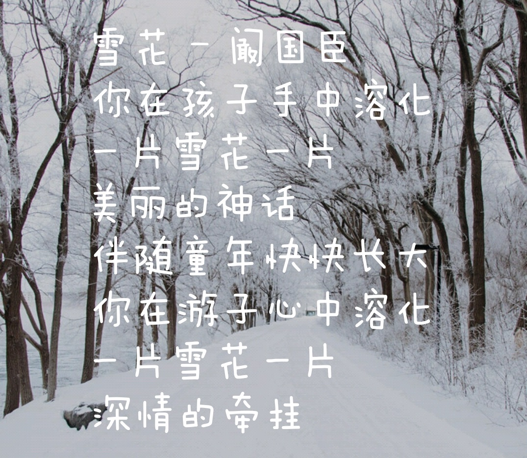 雪花(闞國臣演唱的歌曲)